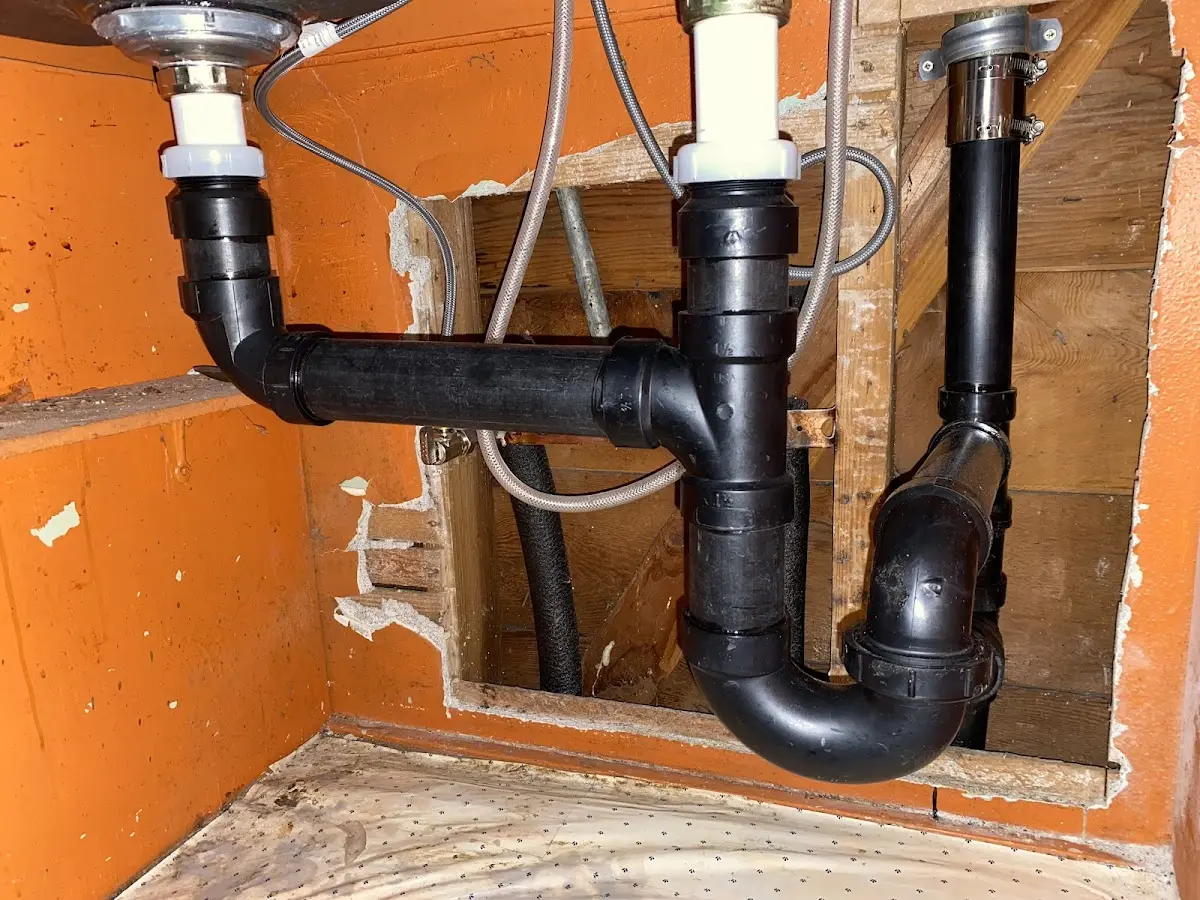 Professional Bathroom Installation equipment and tools on the job in East Buffalo